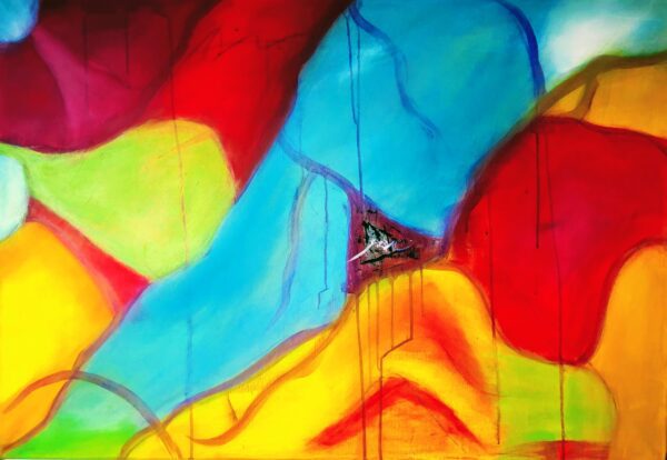 TatiArt – Kunstwerk – Acrylbild - Farbenfroh - Abstrakt