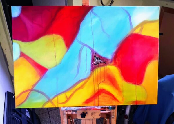 TatiArt – Kunstwerk – Acrylbild - Farbenfroh - Abstrakt