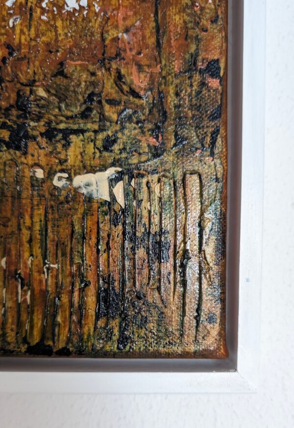 „Dolci Desideri“ – Abstraktes Acrylkunstwerk von TatiArt, mit leichten Strukturen und sanften Erdtönen, die eine sinnliche und emotionale Atmosphäre erzeugen.