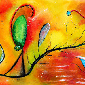 Acrylgemälde Abstrakte Evolution – abstrakte Kunst von TatiArt